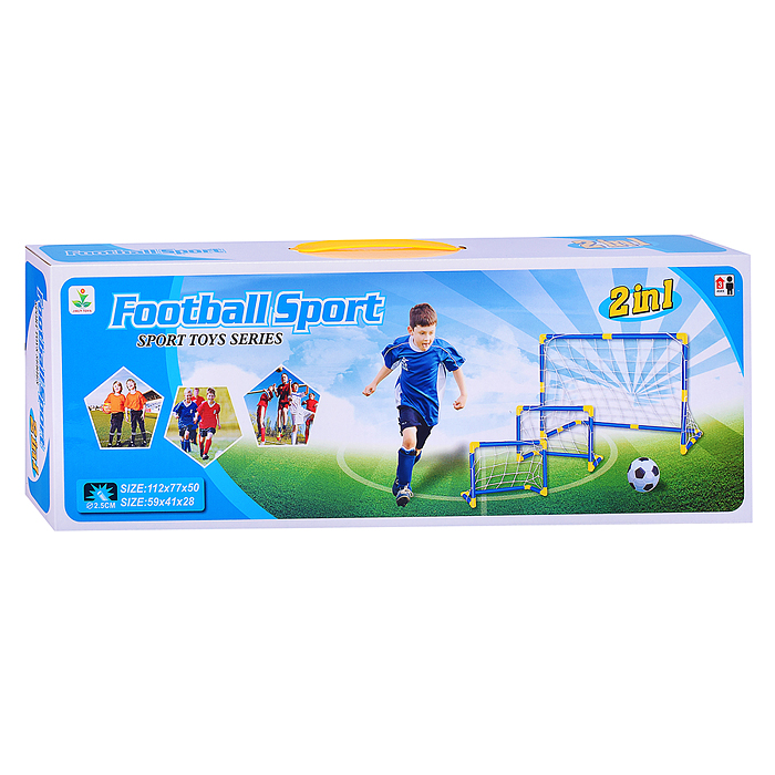 Ворота футбольные DQ-21 "Победный гол" в коробке