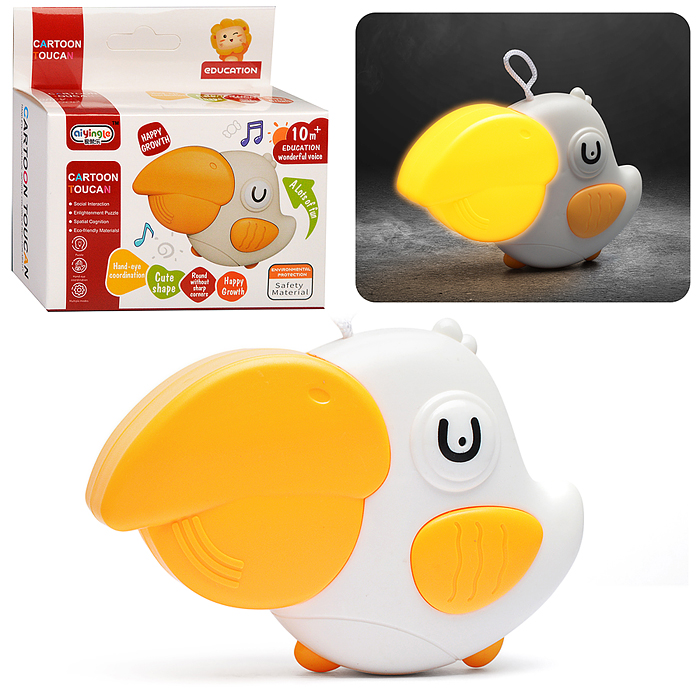 Игрушка музыкальная 368-37 "Тукан" в коробке