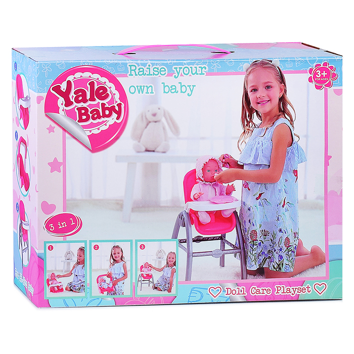 Стульчик для кормления для куклы YL2000E в коробке