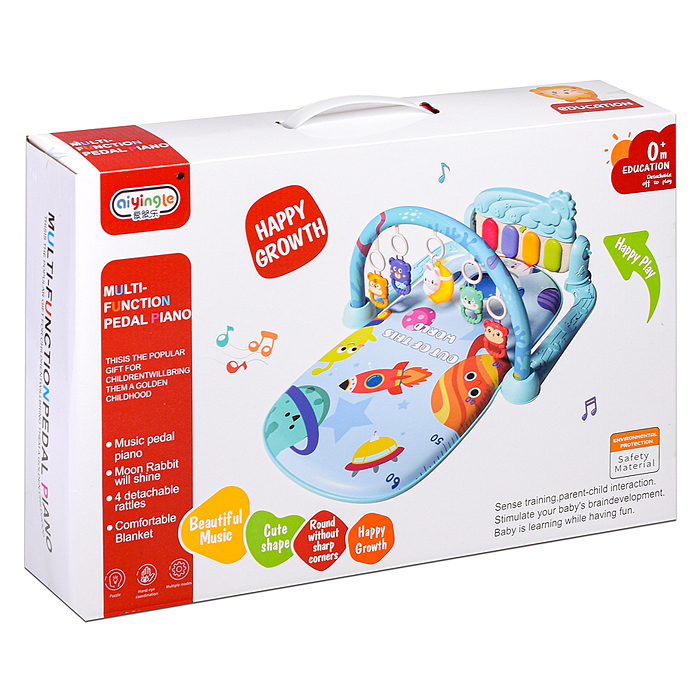 Коврик развивающий 368-5P "Мой котенок" на батарейках, в коробке