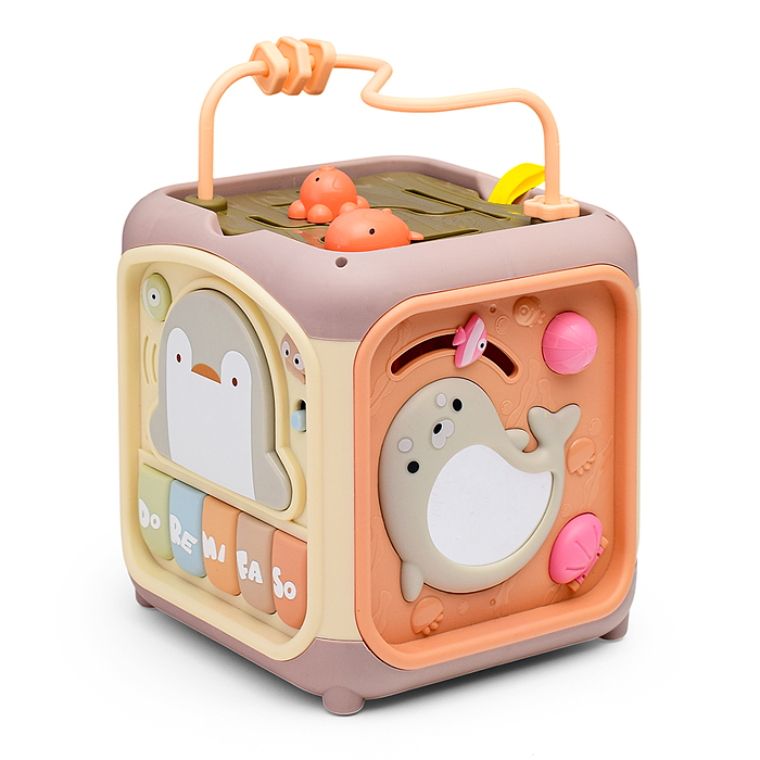 Развивающий куб 368-54H "Морские жители" в коробке