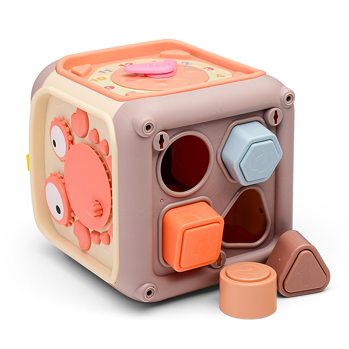 Развивающий куб 368-54H "Морские жители" в коробке