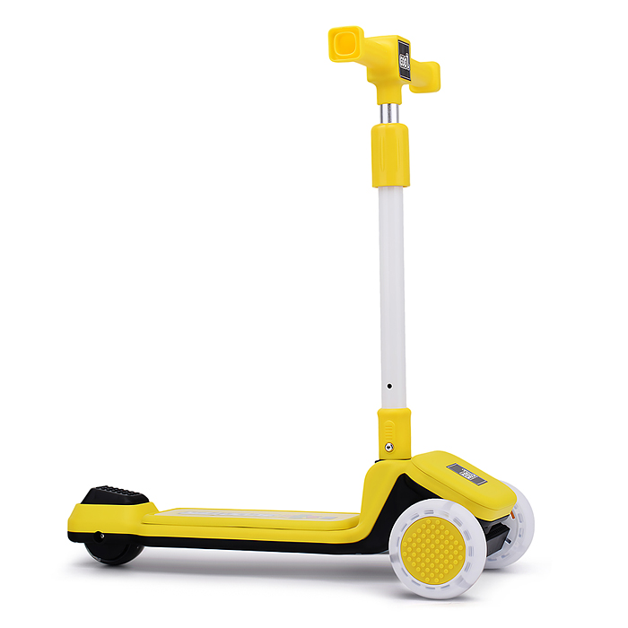 Самокат U001571Y 3-х. кол., колеса PU, желтый, в коробке
