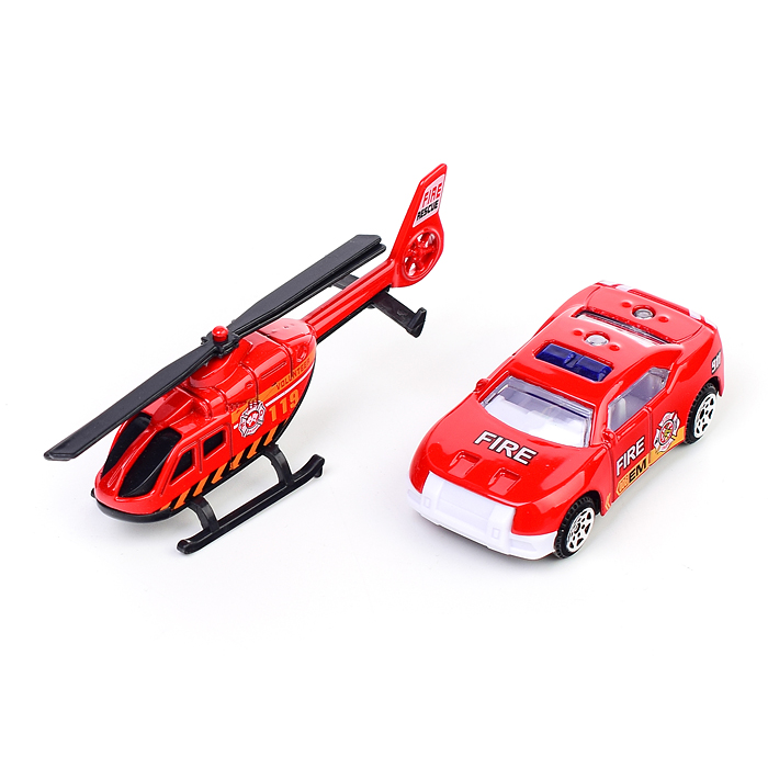 Парковка 660-S22 "Станция обслуживания" красная, в коробке