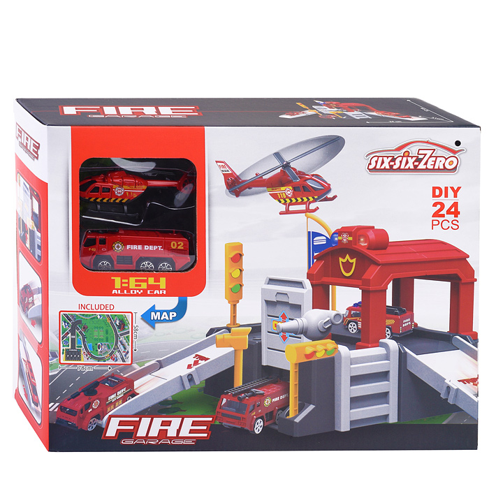 Парковка 660-S06 "Пожарная" в коробке