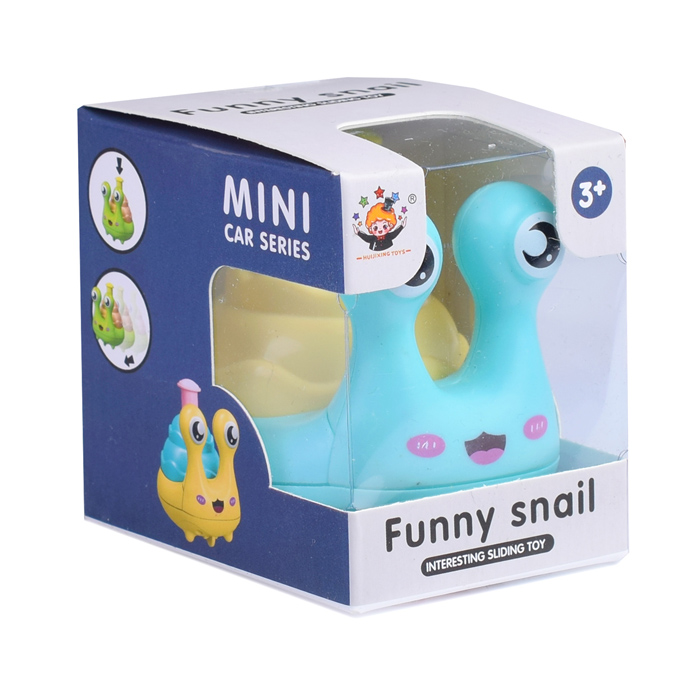 Интерактивная игрушка HC-328 "Улитка-пучиглазик" в коробке