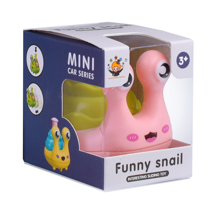 Интерактивная игрушка HC-328 "Улитка-пучиглазик" в коробке