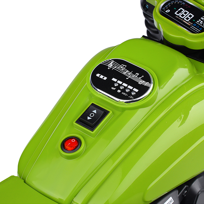 Мотоцикл U023429Y "Спорт байк" на аккумуляторе, в коробке (зеленый)