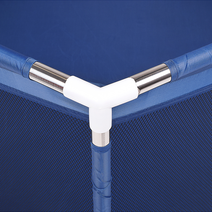 Манеж детский М8-3 шестигранный (113*130*65) цвет синий