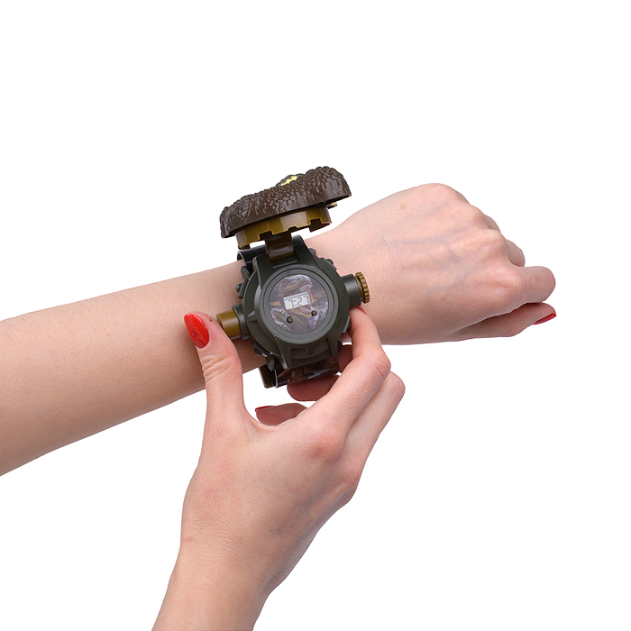 Часы-проектор 3055A "Динозавр-2" на листе