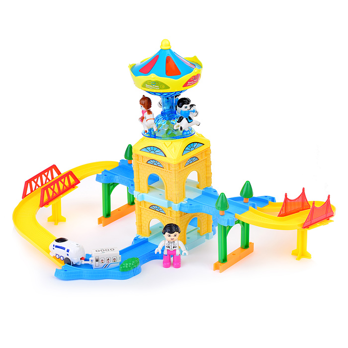 Трек 2163 "Карусель" (свет/звук) в коробке