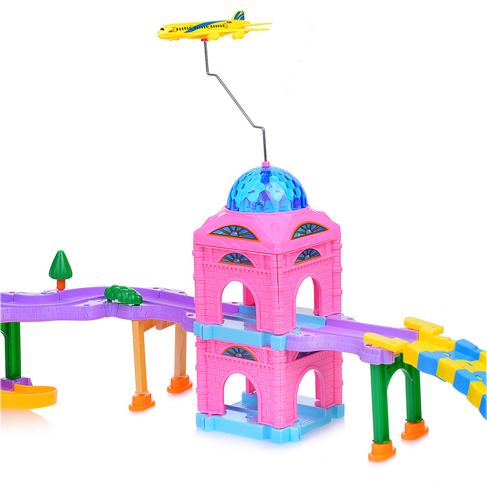 Фото к товару Трек 2148 "Аэропорт" большой, розовый, в коробке Трек 2148 "Аэропорт" большой, розовый, в коробке