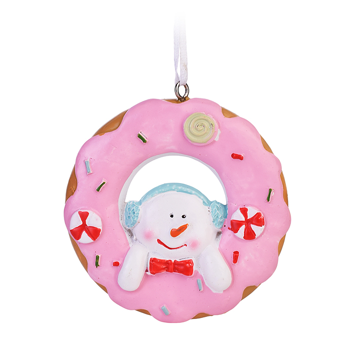 Фото к товару Новогоднее подвесное украшение из полирезины / 7,7*7,7*1,7см. Новогоднее подвесное украшение из полирезины / 7,7*7,7*1,7см.