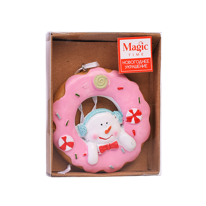 Фото к товару Новогоднее подвесное украшение из полирезины / 7,7*7,7*1,7см. Новогоднее подвесное украшение из полирезины / 7,7*7,7*1,7см.