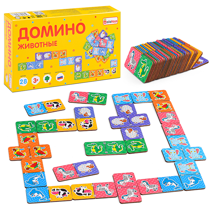 Домино "Животные" Домино "Животные"