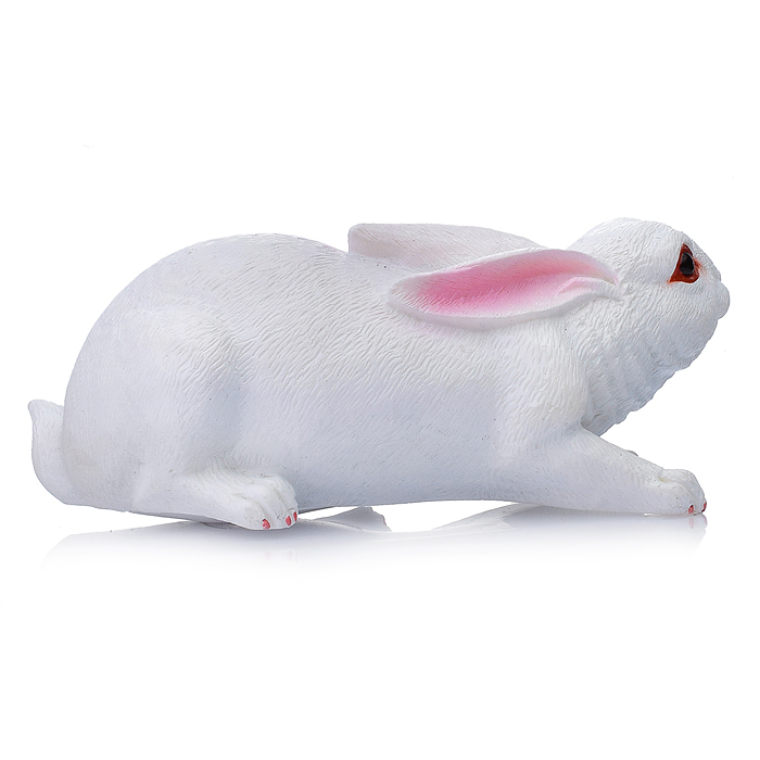 Заяц JS14-21 белый, в пакете