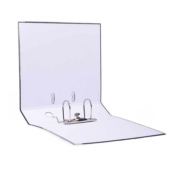 Папка с арочным механизмом "Lite" A4 80 мм, мраморная картонная, собранная, c металлической