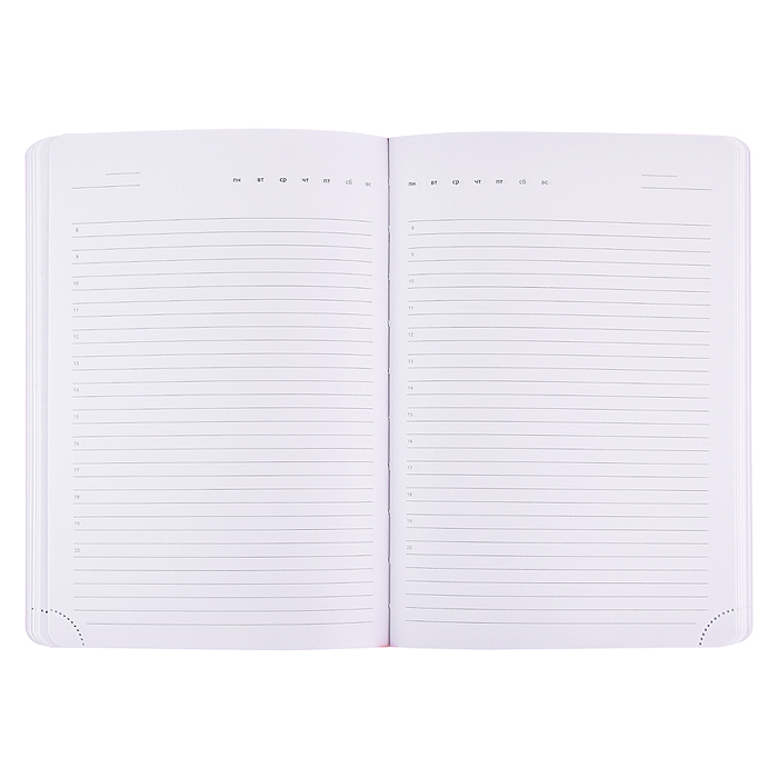 Ежедневник недатированный "Attomex. Croco" A5, белая бумага 70 г/м², коричневый 