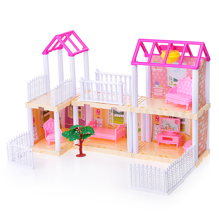 Дом для кукол 666-5P-6 "Вилла мечты" на батарейках, в коробке