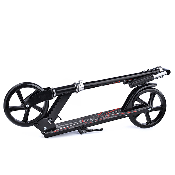 Самокат U038448Y 2-х кол., черный, PU/ 200 мм, ABEC 7, в коробке