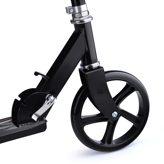 Самокат U038448Y 2-х кол., черный, PU/ 200 мм, ABEC 7, в коробке