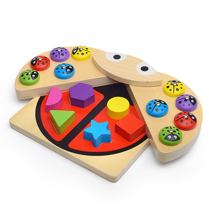 Фото к товару Сортер D1612 "Божья коровка" Сортер D1612 "Божья коровка"