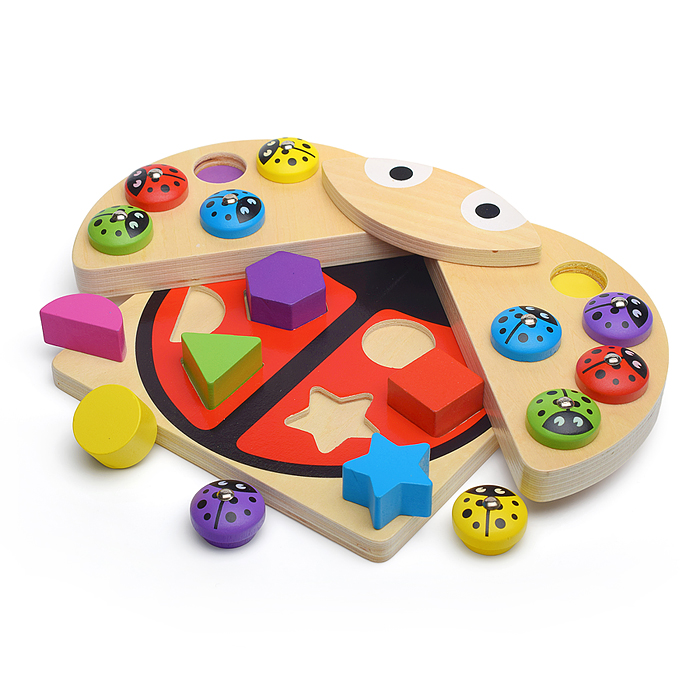 Фото к товару Сортер D1612 "Божья коровка" Сортер D1612 "Божья коровка"