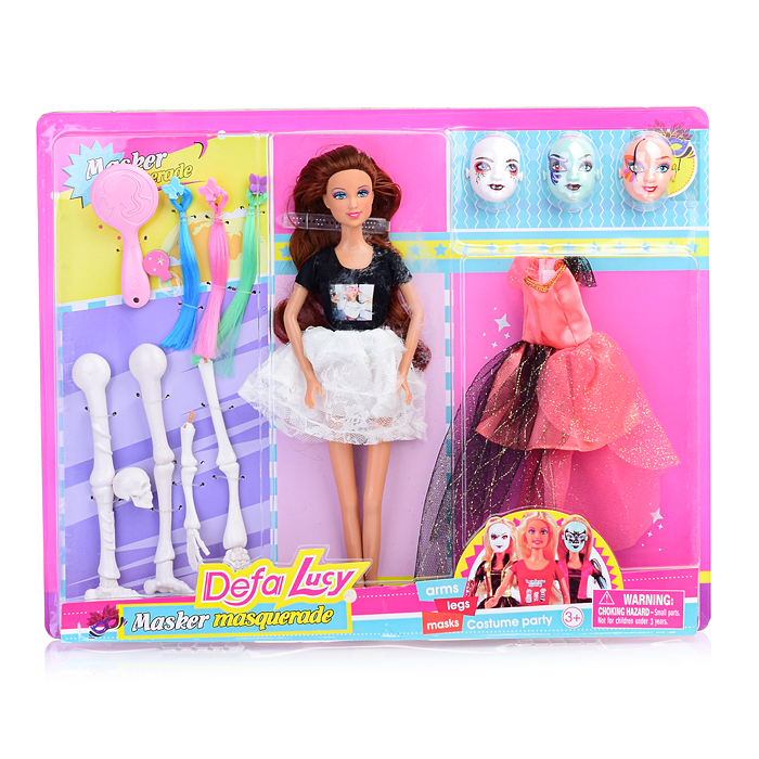 Кукла 8411 с аксессурами, в коробке