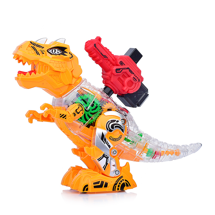 Динозавр 927-1 шестиренки, свет/звук/проектор, в коробке