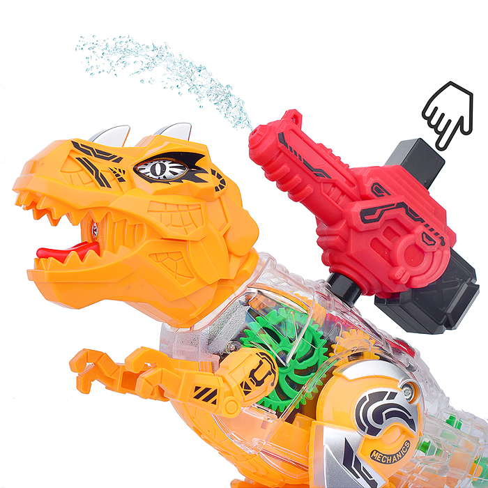 Динозавр 927-1 шестиренки, свет/звук/проектор, в коробке