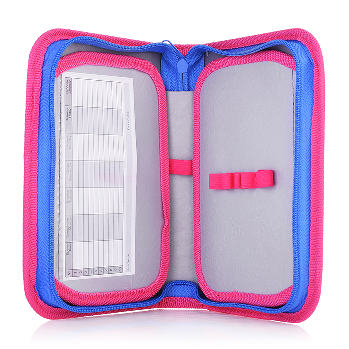 Пенал односекционный большой с двумя откидными планками печать на ткани "Кот-Космонавт 2023" 200/130