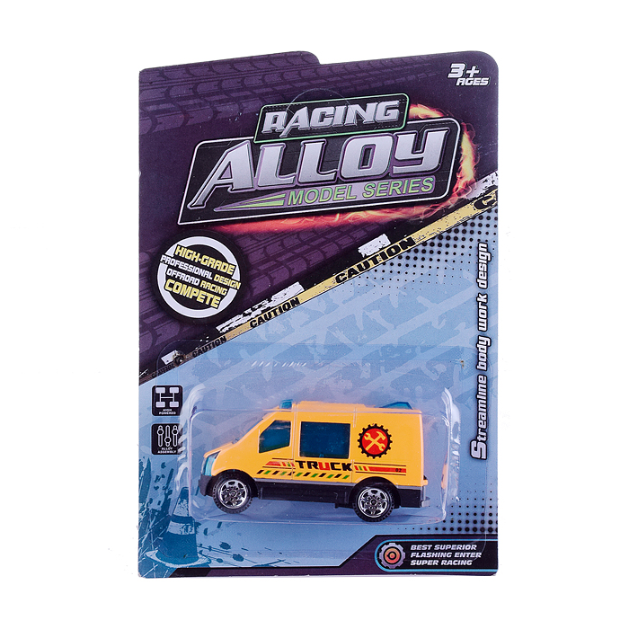 Машина S903-6 (металл.) в ассортименте, на листе