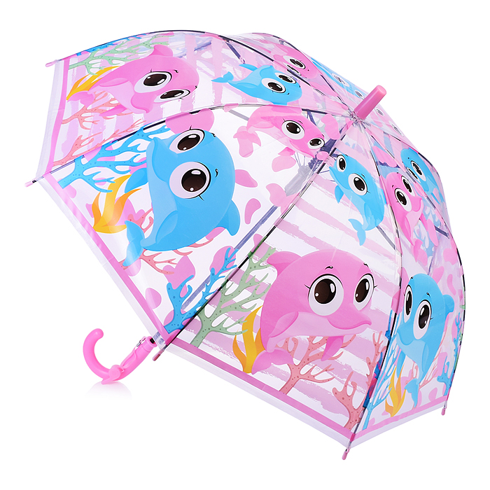 Зонт детский 00-4444 "Дельфины" 50 см