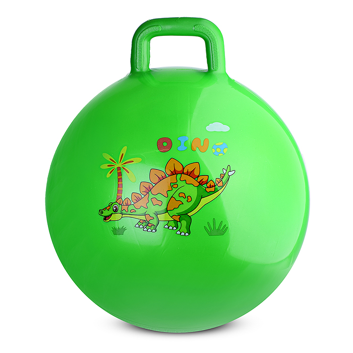 Мяч с ручкой 45 см 00-4163 "Дино" 