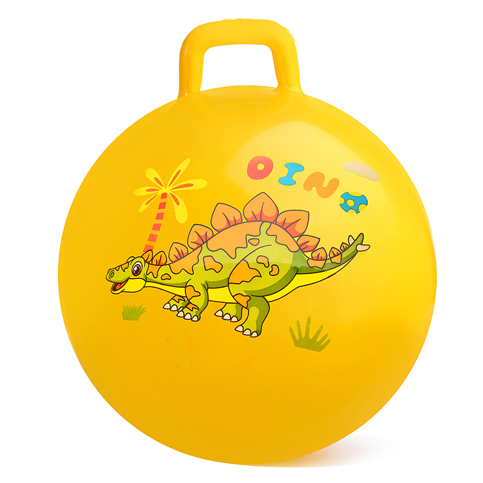 Мяч с ручкой 45 см 00-4163 "Дино" 