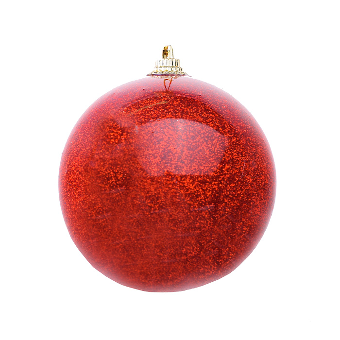 Набор елочных шаров S1803 (8см*3шт) красный