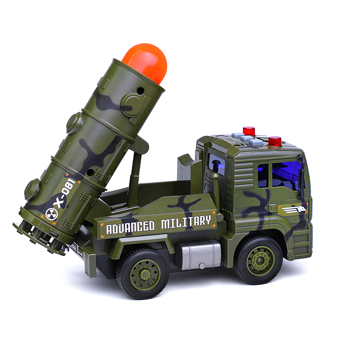 Машина WY440D "Военная техника Х-081" с ракетной установкой, в коробке