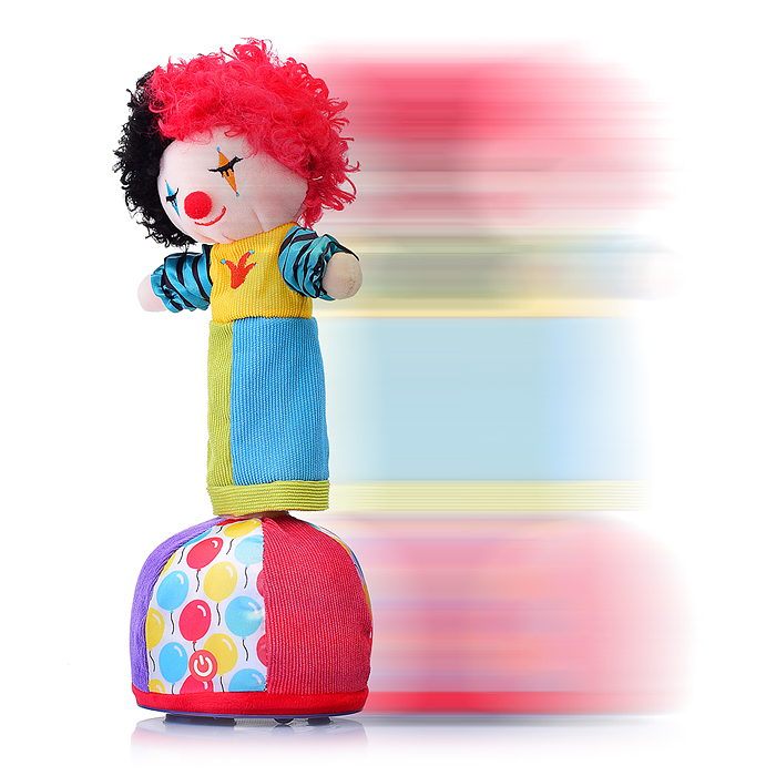 Клоун T505 со светом и музыкой, в коробке