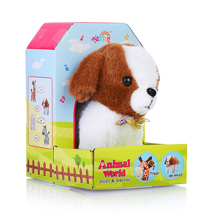 Собака T828-1 "Ральф" на батарейках, в коробке