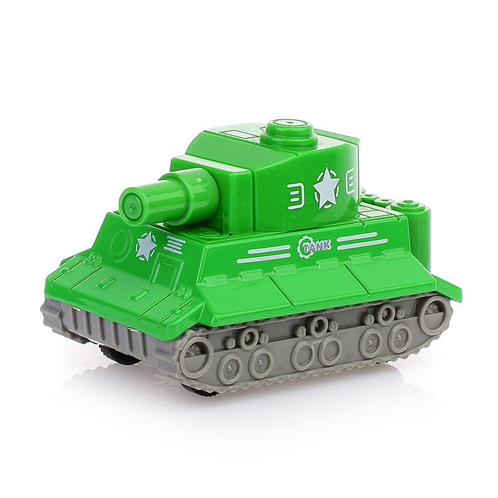 Парковка CLM-996 "Военная техника" зеленая, в коробке