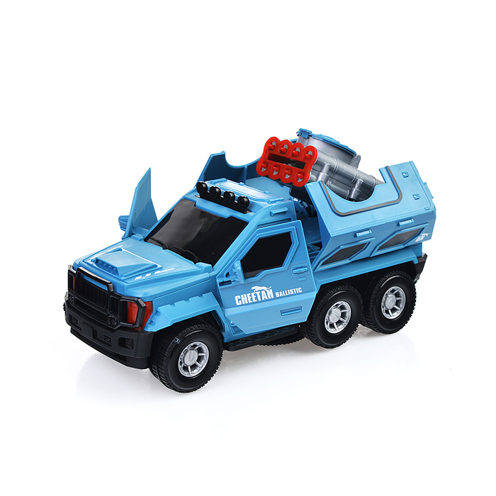 Машина 8811-19 "Военная ракета" на батарейках, в коробке