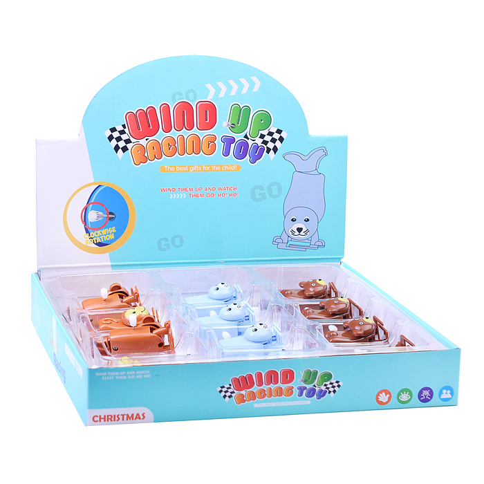 Заводная игрушка 8526-63 "Зверята" в коробке