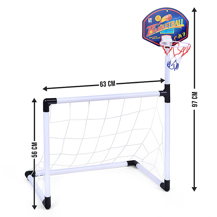 Ворота футбольные ZY620 "Спорт" в коробке