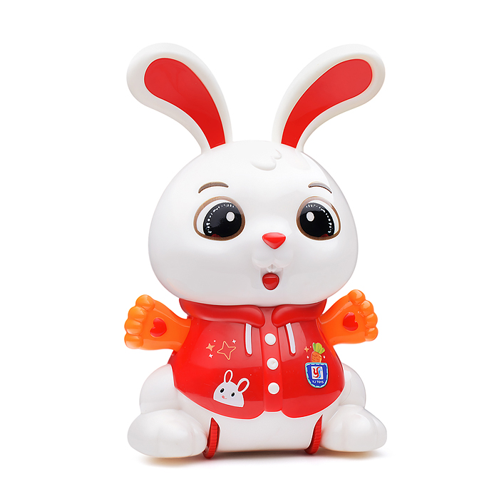 Интерактивная игрушка YJ-3064 "Заяц" на батарейках, в коробке