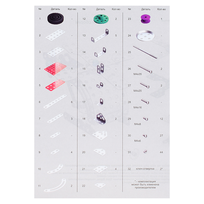 Конструктор мет.с подвижными деталями "Вертолет" 