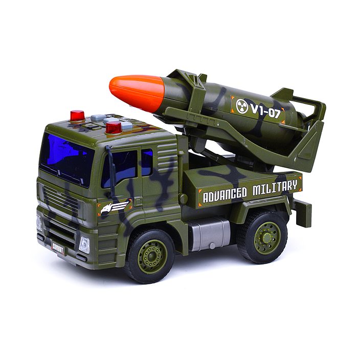 Фото к товару Машина WY440A "Военная техника V1-07" c ракетной установкой, в коробке Машина WY440A "Военная техника V1-07" c ракетной установкой, в коробке