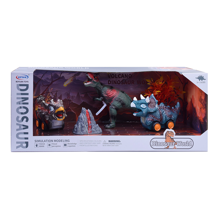 Набор BY568-961 "Динозавры. Вулкан-3" в коробке