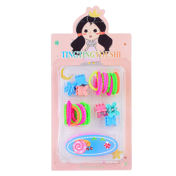 Фото к товару Набор заколок и резинок 00-3247 для волос "Радуга цвета" Набор заколок и резинок 00-3247 для волос "Радуга цвета"