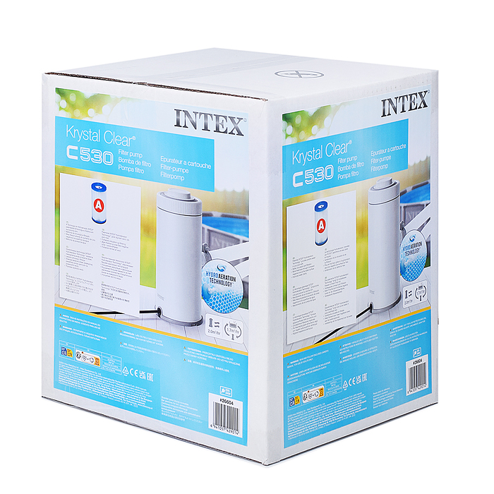 Фильтр-насос для бассейнов с картриджем типа «A», 2006 л/ч, 28604 INTEX