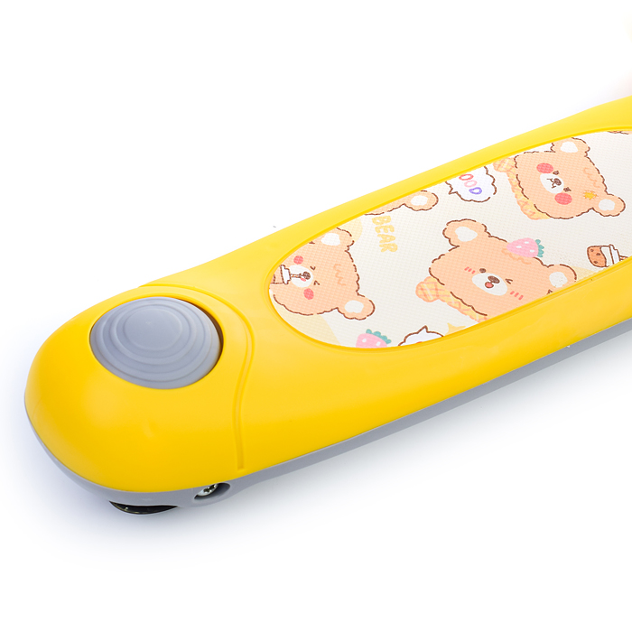 Самокат U038230Y 3-х кол., желтый, PU, ABEC 7, в коробке